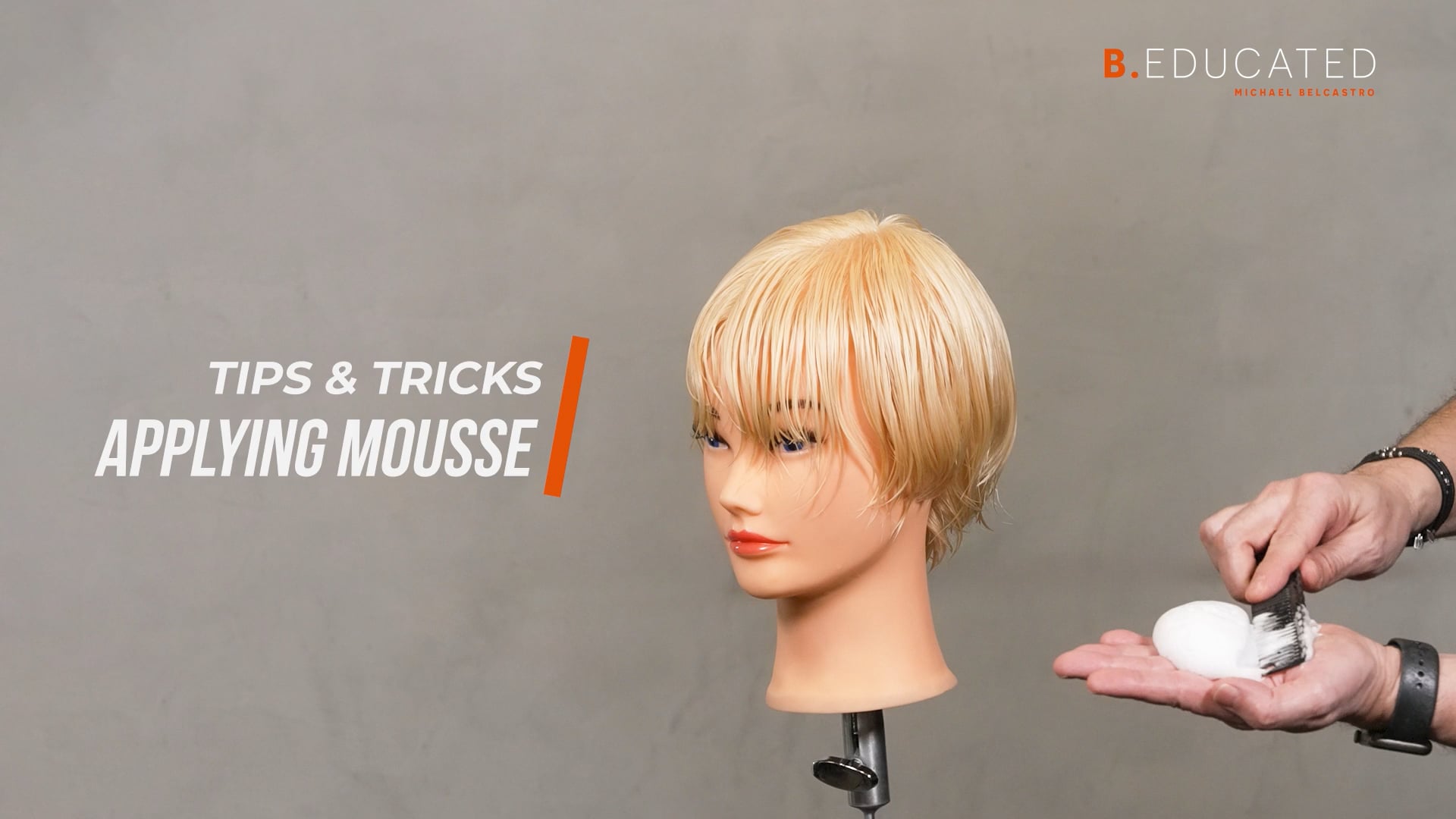 Applying Mousse